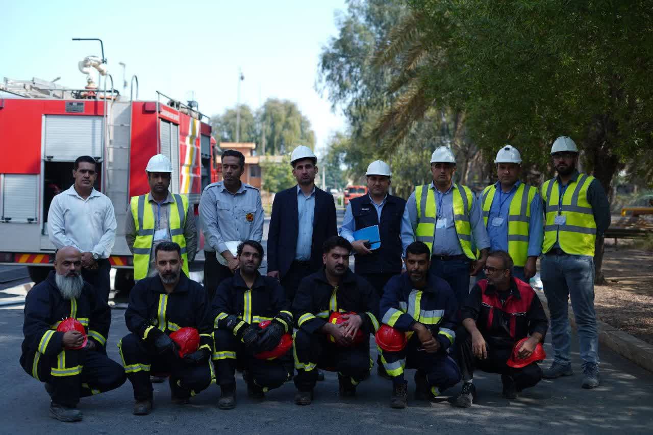 The team of crisis management and non-operating defense of Shahid Soleimani power plant in Kerman in the regional exercise in the southeast of the country